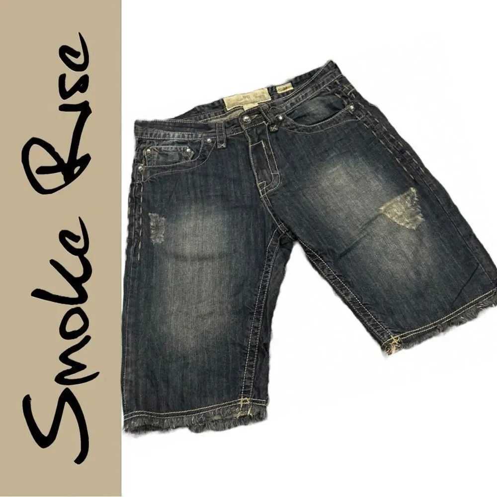 Smoke Rise Men’s Distressed Jeans - Size 34